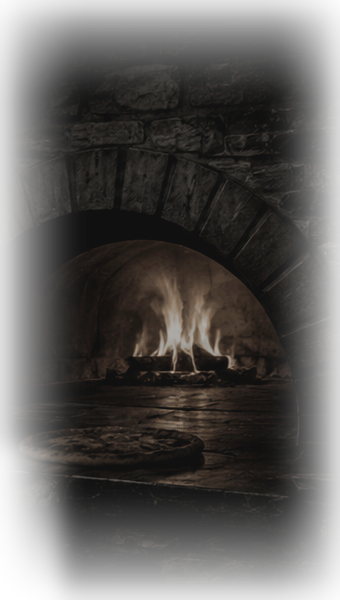 Illustration d’un four à pizza au feu de bois